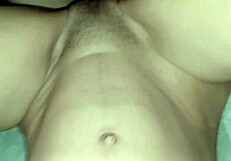 crossdresser cums on big-assed latina's buttocks