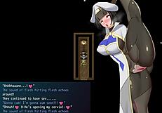 unfaithful priestess takes big cock in ass