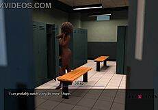 alex spies on latisha changing her dress in dreams of desire