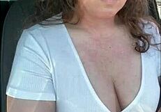 Gorgeous Milf Cums Hard In McDonald's Drive Thru!