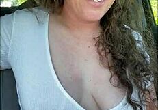 Gorgeous Milf Cums Hard In McDonald's Drive Thru!