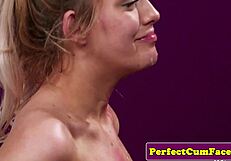 smalltit beauty totally owning her masseur with epic sucking skills