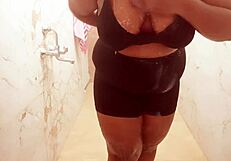 Watch this Bhutan milf flashing her boobs on webcam