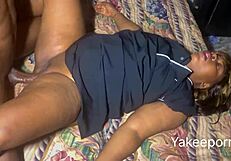 Neighbor's son sneaks in for rough sex nightly