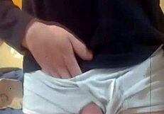 wet white underwear on alejandro mistral in steamy gay clip