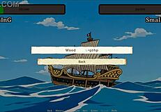 在Lusty Buccaneers恶搞第2集，Nami在衣服下藏着什么？为金子脱衣！