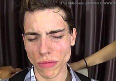 she licks the male snack in vore fetish scene