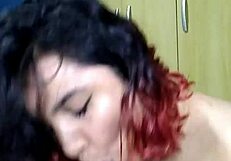 Sucking his dick while playing with big tits evokes deep emotions