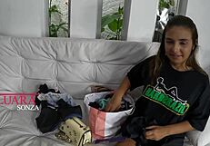 Latina newbie quits 30k challenge, refuses anal fisting