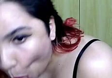 Sucking his dick while playing with big tits evokes deep emotions