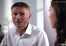 Stepbro blackmails pregnant stepsister maya woulfe