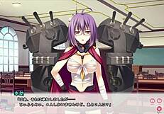 Check out the pretty student's big boobs in this funny comic battle