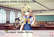 Check out the pretty student's big boobs in this funny comic battle