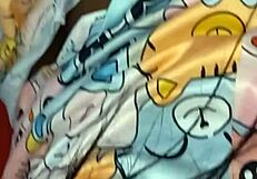 Alice's wet pussy in pajamas