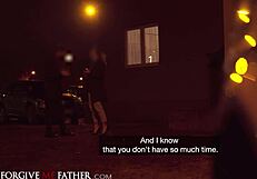 Waitress, those big tits need rough fucking in the van?