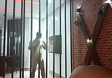 I’m Pounding My Slave Through the Prison Bars Hard