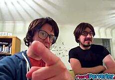 voluptuous uk bitch sucks nerds dong hard!