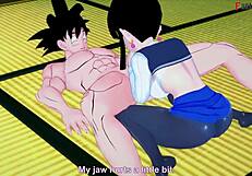 chichi subtly fucking goku and gohan in dragon ball zex fantasy