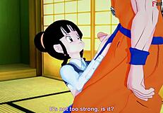 chichi subtly fucking goku and gohan in dragon ball zex fantasy