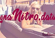 LenaNitro engages in dirty talking and fucking during her casting date