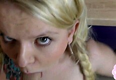European teens with big boobs get gagged and fucked hard