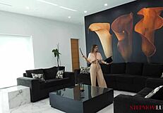 Kenzie Love and Jessica Starling in a hardcore scene with Allen Swift