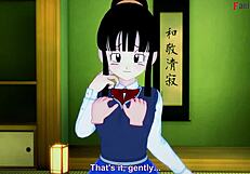 chichi subtly fucking goku and gohan in dragon ball zex fantasy