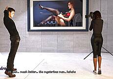 Big city pleasures with Cassie earning cash for sexy poses.