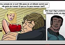 Don't drink if you're marrying, but cuckold wife takes double big black cocks