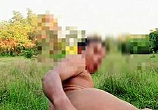 Myanmar Gay Twink Fucks Outdoor Anal