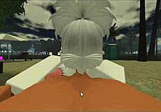 Cute Milf Jumps Dick in Femdom Game