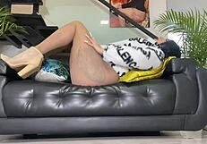 amazing shemale teases with solo pleasure on cam