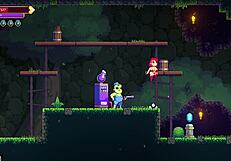 scarlet maiden playthrough part 2 rogue-like second floor boss start