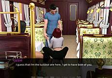 Why is John having threesome sex with Pamela and Lizzie in Dusklight Manor game?