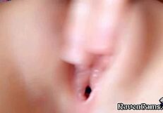 Cute Teen 18+ Rubbing Her Wet Soft Horny Pussy Hard!