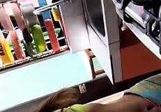 Lonely latina milf in lingerie gets horny for massage and anal