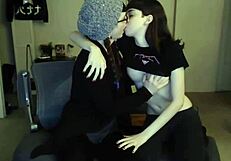 Two beautiful transsexuals in hot sexual action