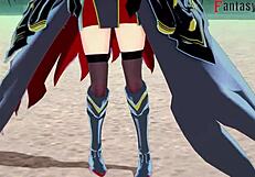 Friedrich's sucking and sex in Azur Lane?