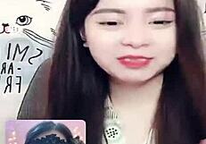 Exciting bunny live show reveals full face during chat!