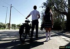 Nasty Teacher Cock Bangs Blonde Teen!