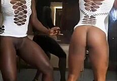 Brazilian Lesbians Show Wet Pussies Celebrating