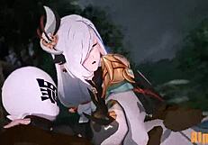 Shenhe Reveals Hidden Desires In Hentai