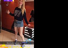 Second day in paris flashing with my big black cock