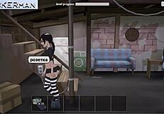 Halloween special: Big boobs and big cock in ass fucking action