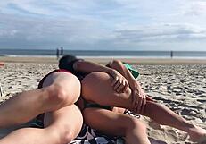 Milf gets surprised by unexpected public anal creampie with big cock