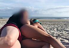 Milf gets surprised by unexpected public anal creampie with big cock