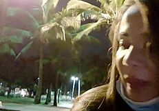 I went to the beach for a group bang but ended up in dogging with latina milf