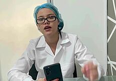 Doctora practicante es muy cachonda me hace chequeo general
