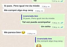 My stepmother's whore texts me while dad's away.