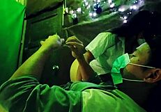 stepdaughter rides stepfather's big cock